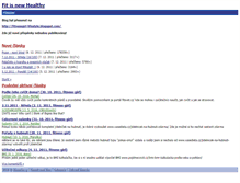 Tablet Screenshot of fitforlife.blogerka.cz
