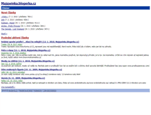 Tablet Screenshot of majqwinka.blogerka.cz