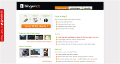 Desktop Screenshot of blogerka.cz