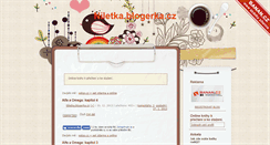 Desktop Screenshot of niletka.blogerka.cz